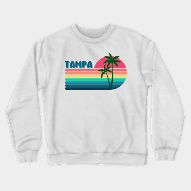 Tampa Crewneck Sweatshirt by TeeShop Designs